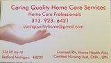 Caring Quality Home Care Services