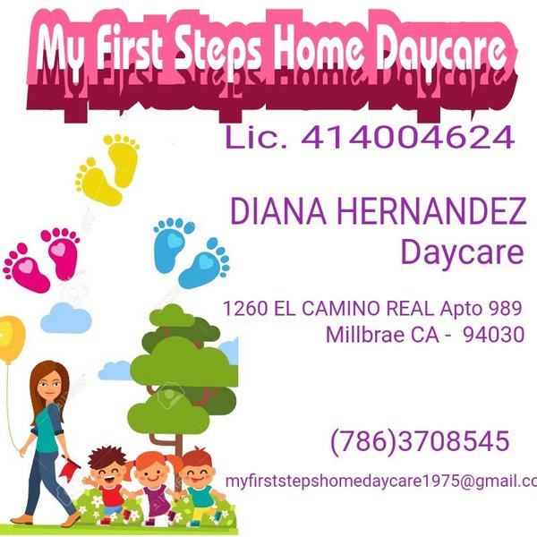 My First Steps Home Daycare Logo