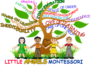 Little Angels Montessori Academy Logo