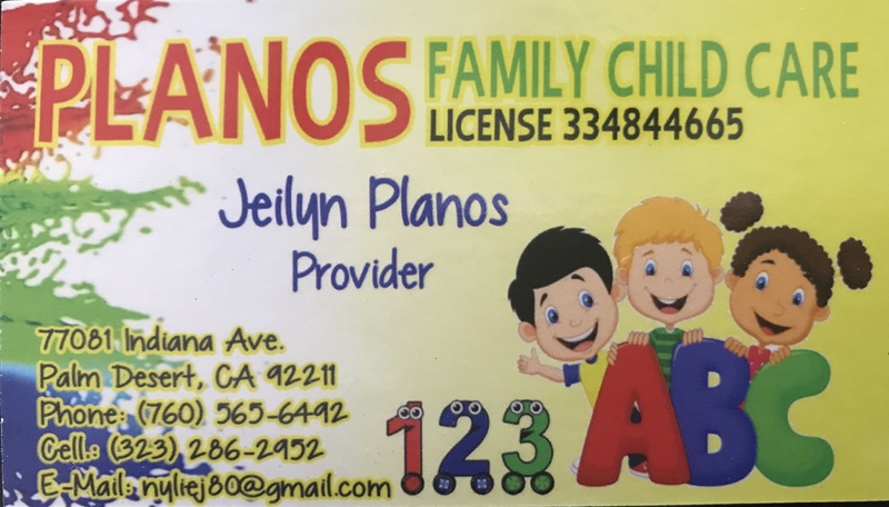 Planos Family Child Care Logo
