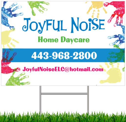 Joyful Noise Home Daycare Logo