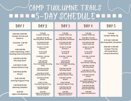 Camp Tuolumne Trails