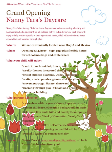 Nanny Tara's Daycare Logo