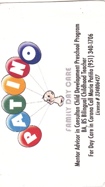 Patino Family Child Care Logo