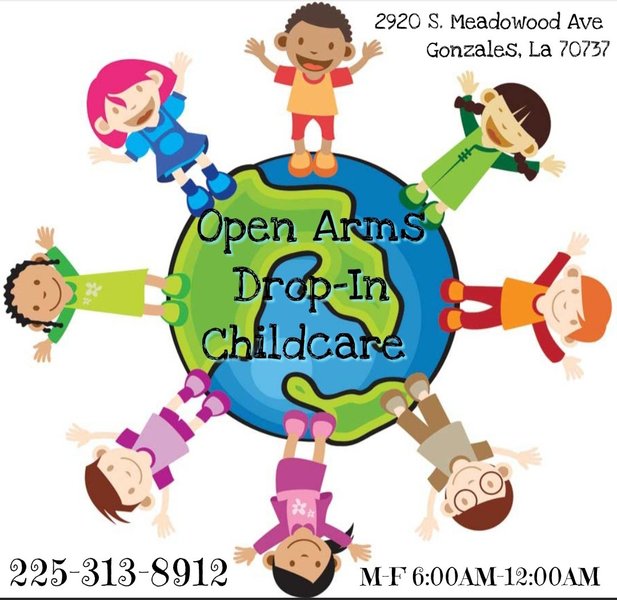 Open Arms In Home Childcare & Drop-off Service Logo