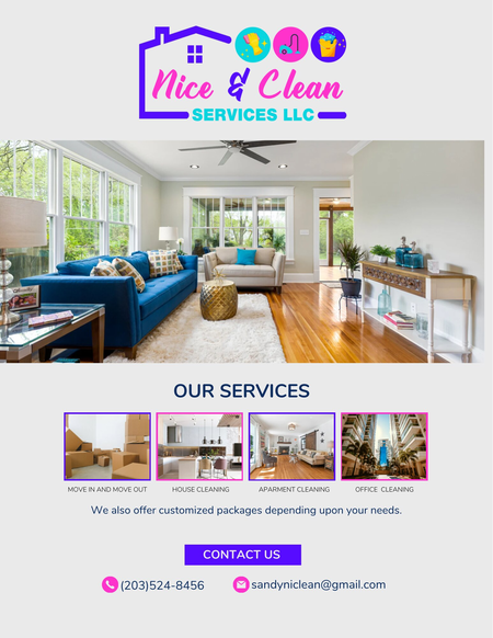 Cleaning Services - Contact us today for all your in-home cleaning needs