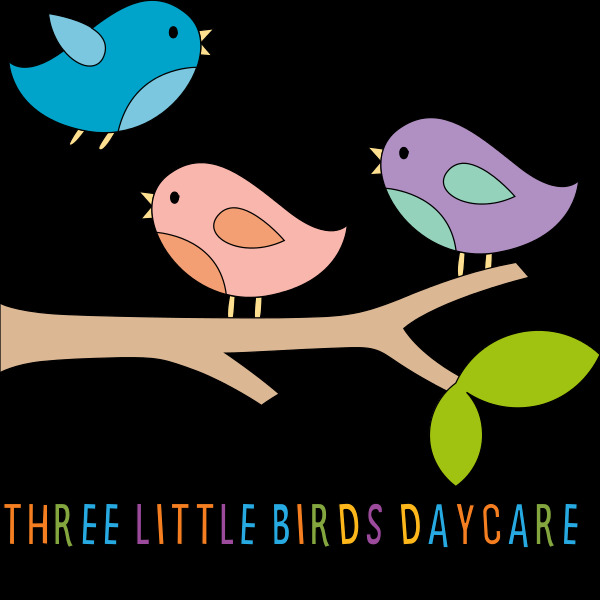 Sabrina's Three Little Birds Daycare Logo
