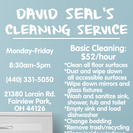 David Seal's Cleaning service