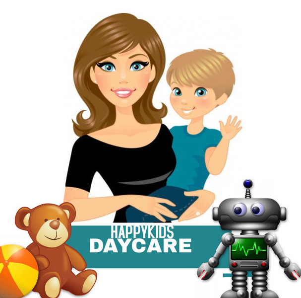 Happykids Daycare Logo