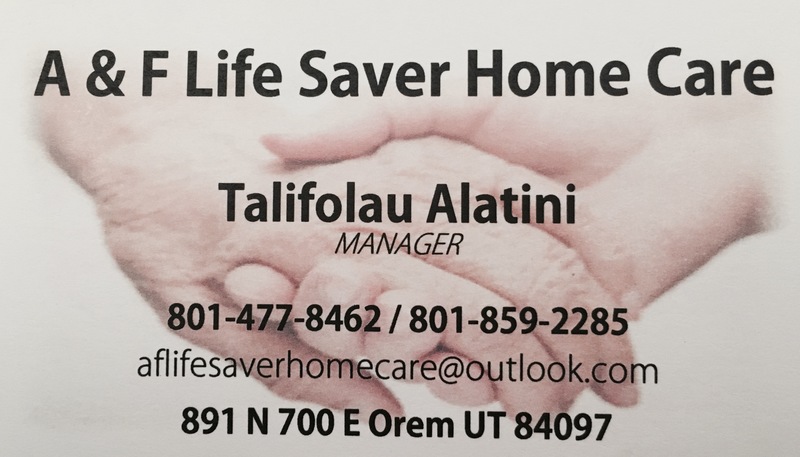 A & F Lifesaver Homecare Logo