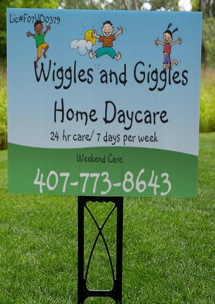 Wiggles And Giggles Home Daycare Logo