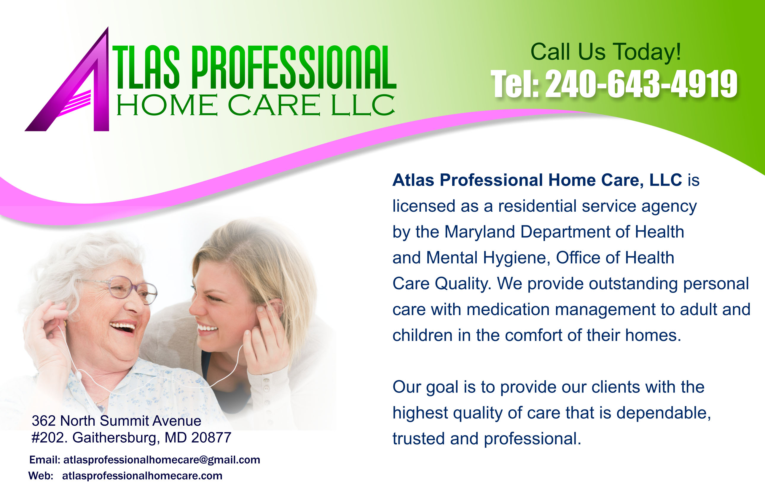 Atlas Professional Home Care Logo