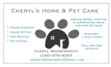 Cheryl's Home & Pet Care