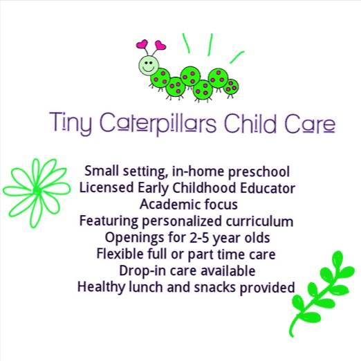 Tiny Caterpillars Child Care Logo