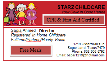 Starz Childcare Logo