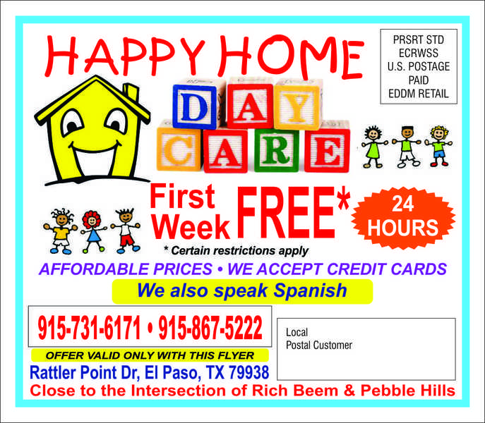 Happy Home Daycare Logo