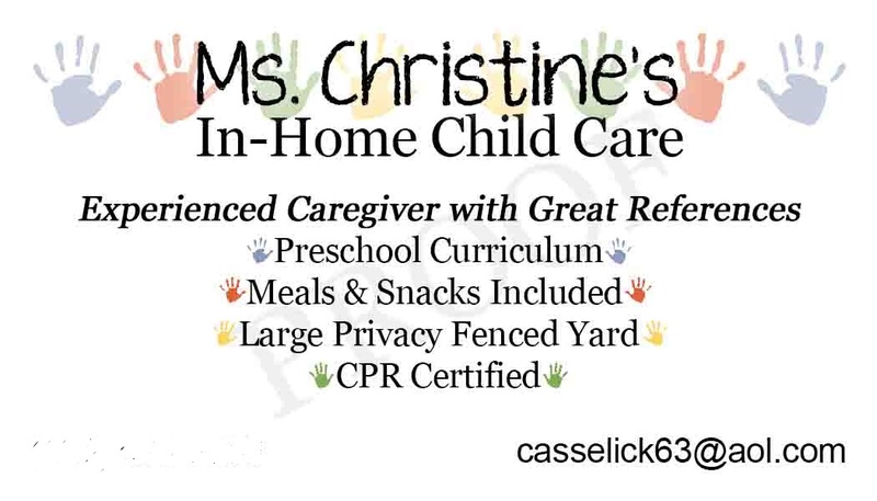 Ms. Christine's In-home Childcare Logo