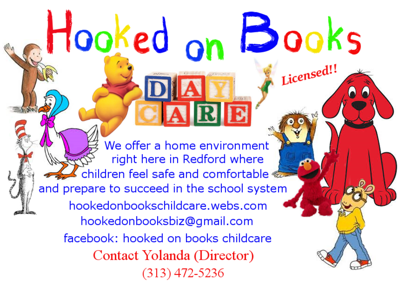 Hooked On Books Childcare Logo