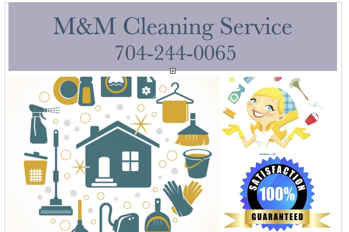 M&m Cleaning Service Logo