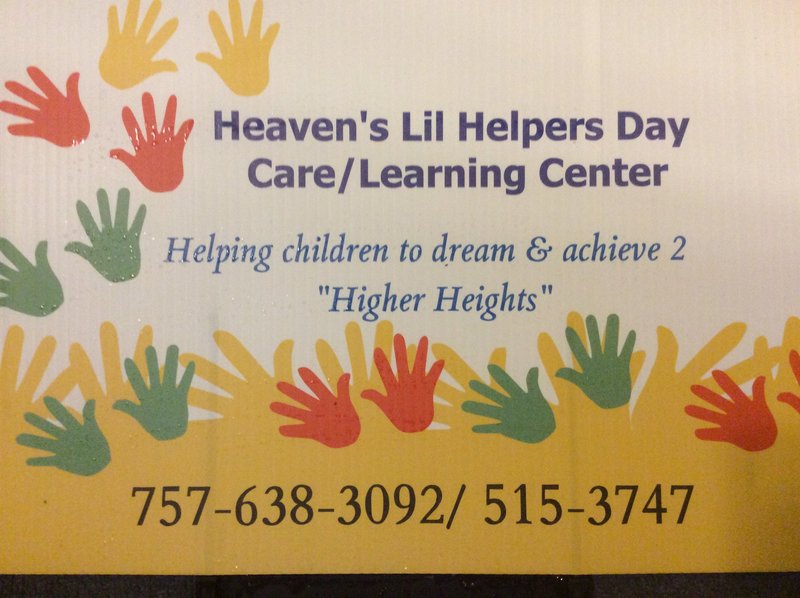 Heaven's Lil Helpers Day Care/ Learning Center Logo