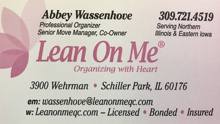 Lean On Me - Organizing with Heart