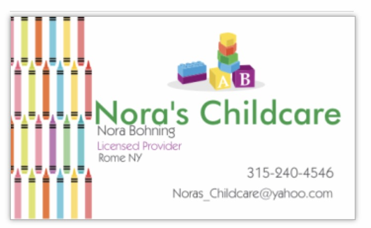 Nora's Childcare Logo