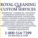 Royal Cleaning and Custom Services, LLC