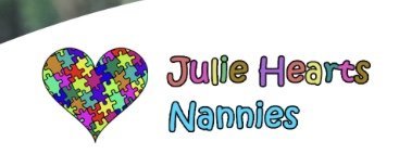 Julie Hearts Nannies Logo