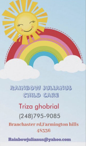 Rainbow Julianus Child Care Logo