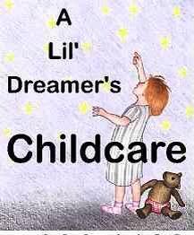 A Lil' Dreamer's In-home Certified Preschool/childcare Logo